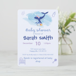 Baby shower invitation