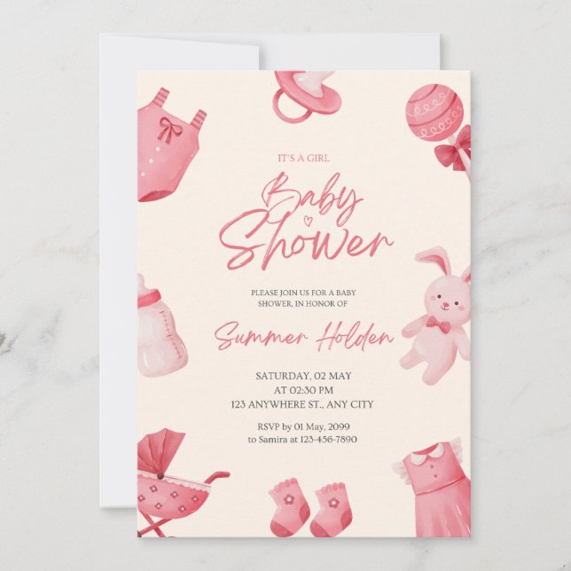 Baby Shower Invitation (Front)