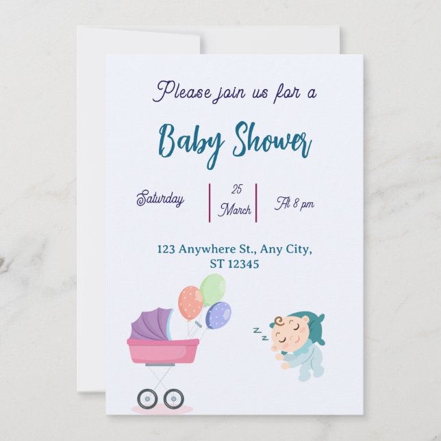 Baby Shower Invitation (Front)