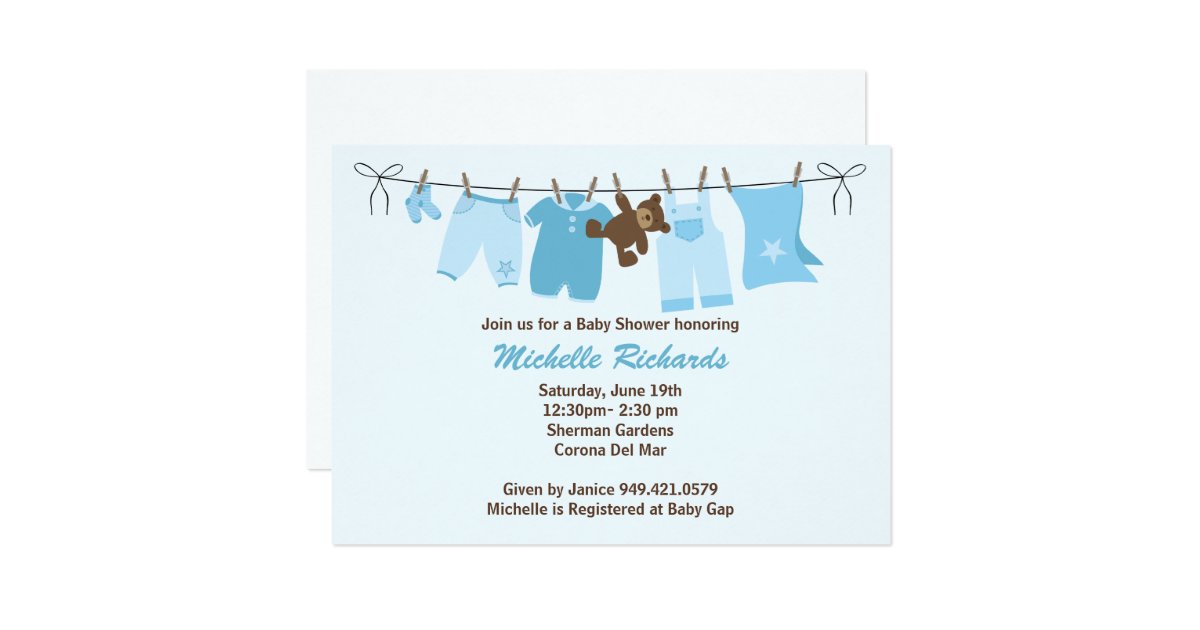 Baby Shower Invitation Zazzle