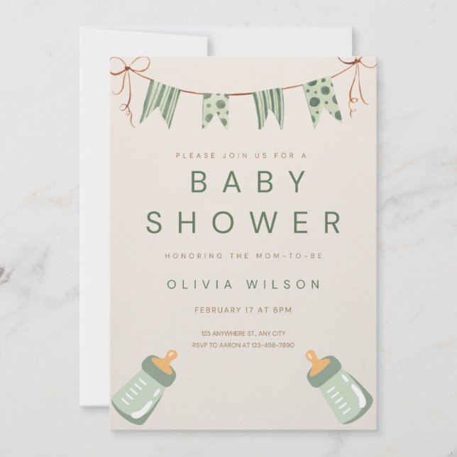 Baby Shower Invitation (Front)