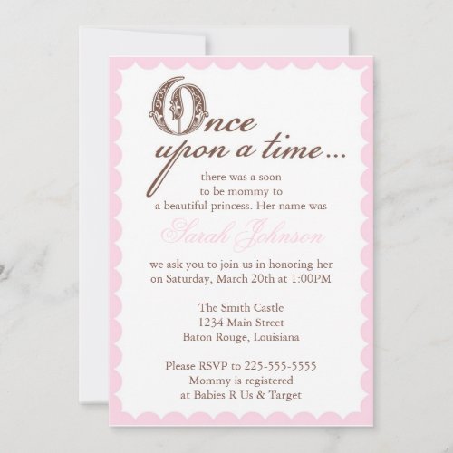 Baby Shower Personalized Announcements