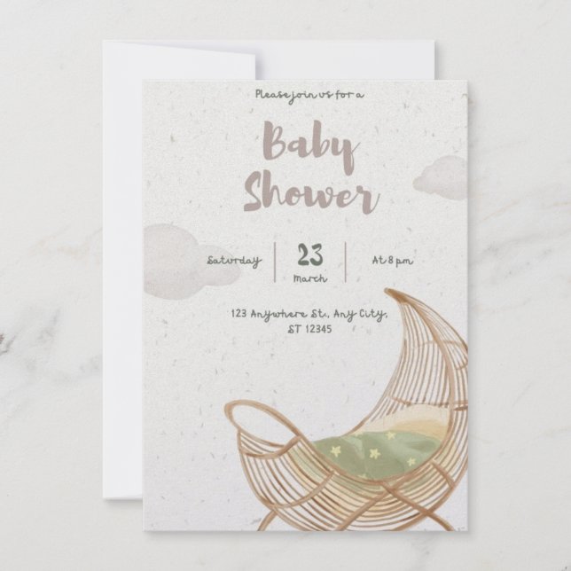 Baby shower invitation (Front)