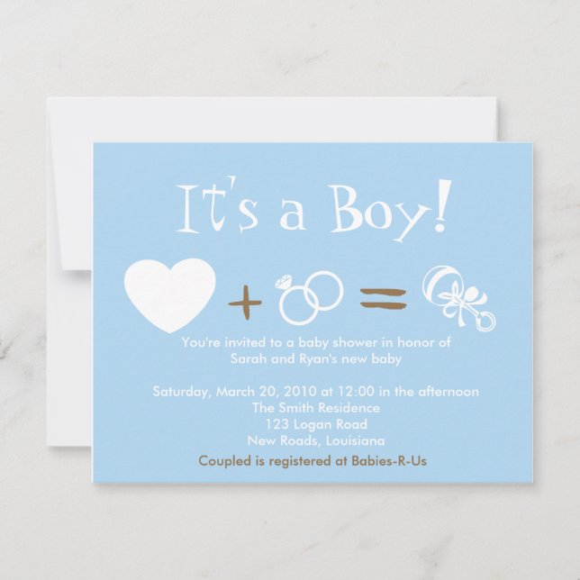 Baby Shower Invitation (Front)