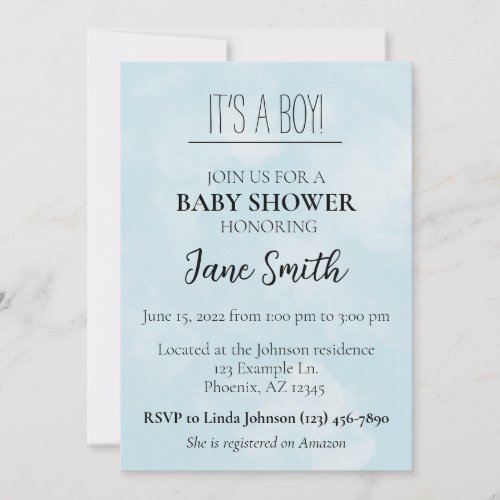 Baby Shower Invitation