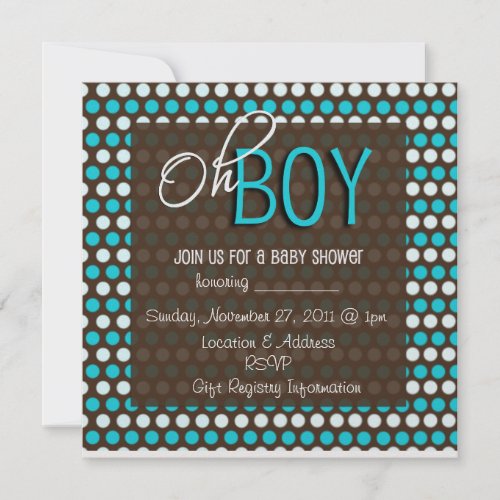 Baby Shower Personalized Announcement