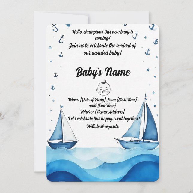 Baby Shower Invitation (Front)