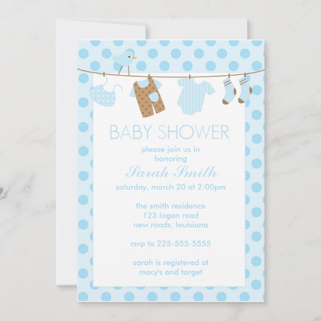 Baby Shower Invitation (Front)