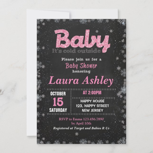Baby Shower Invitation (Front)