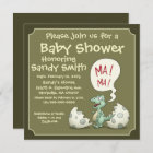 Baby Shower Invitation 106: Dinosaur Baby