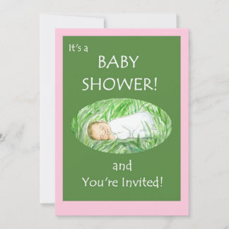 Baby Shower Invitation - Baby Girl
