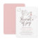 Baby Shower Invitation | Baby Girl Stork