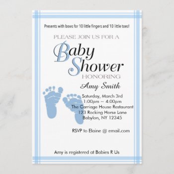 Baby Shower Invitation - Boy by dmbdesign at Zazzle