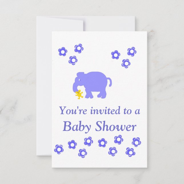 Baby Shower Invitation Boy (Front)