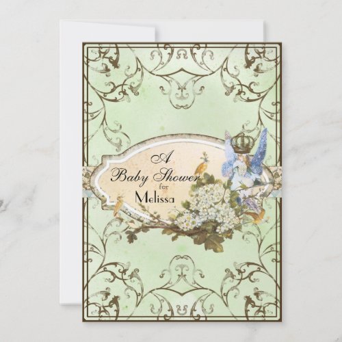 Baby Shower Invitation _ Enchanted Faerie Princess