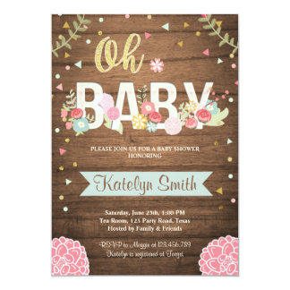 photo baby shower invitations