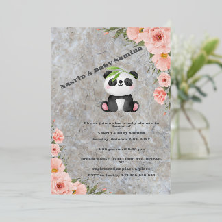 Baby Shower Invitation Foil Invitation