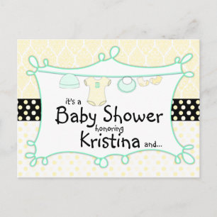 Baby Shower Invitation - Gender Unknown