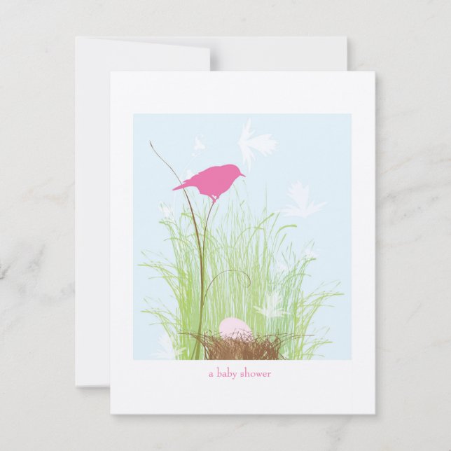 Baby Shower Invitation - Girl (Front)