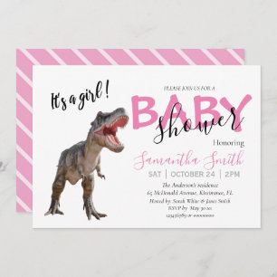 Baby Shower invitation, Girl Invitation