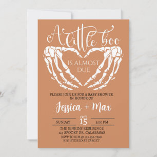 Baby Shower invitation, Halloween Baby Shower Invitation