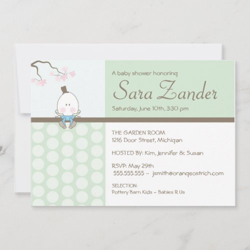 Baby Shower Invitation - Humpty Dumpty