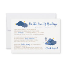 Baby Shower Invitation Insert - Adventure Awaits -