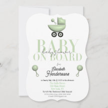 Baby Shower Invitation Invite Shower Baby Card