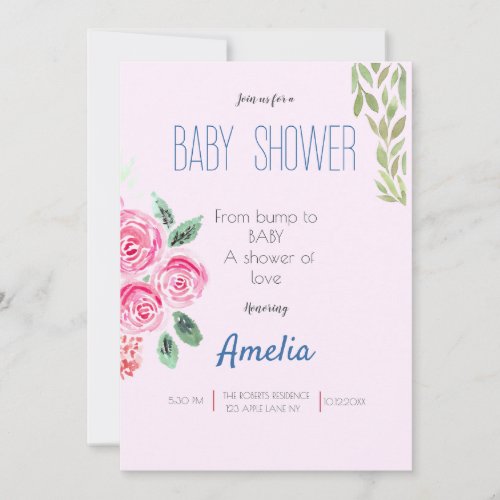 Baby Shower Invitation_ Make your day special Invitation