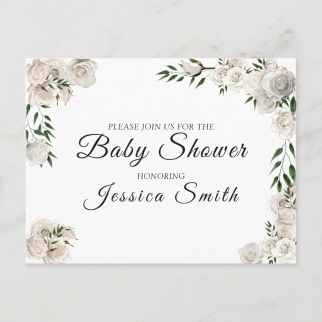 Baby Shower Invitation Postcard (Front)
