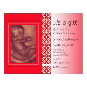 Ultrasound Baby Shower Invitations | Zazzle