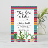 Baby Shower Invitation Taco Bout Baby (Standing Front)