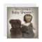 Baby Shower Invitation - Teddy Bear and Baby
