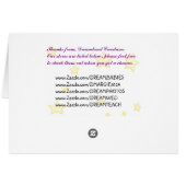 BABY SHOWER INVITATION TEMPLATE (Back Horizontal)