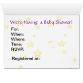 BABY SHOWER INVITATION TEMPLATE (Inside Horizontal (Bottom))