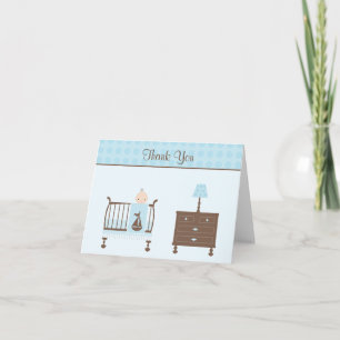 Baby Shower Invitation Thank You Card
