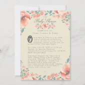 BABY SHOWER INVITATION | Vintage Floral Storybook (Front)