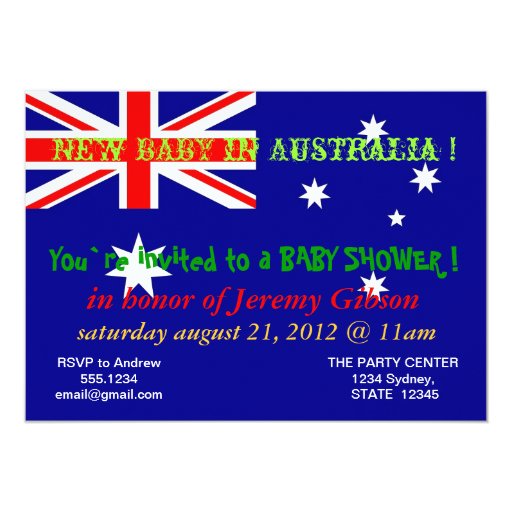 Baby Shower Invitations Australia 9