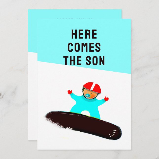 Baby Shower Invitations (Front/Back)