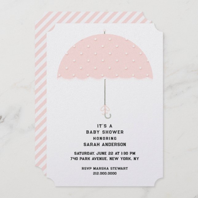 Baby Shower Invitations (Front/Back)