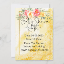 Baby Shower Invitations