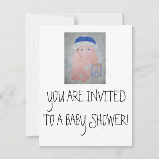 Baby Shower Invitations- By Baby Christians Gifts Invitation