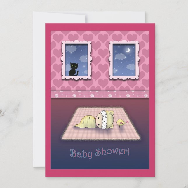 Baby Shower Invitations Cute and Whimsical (Front)