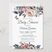Baby Shower Invitations | Floral Boho (Front)