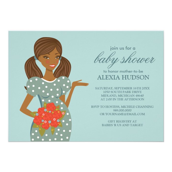 Baby Shower Invitations for African American Women