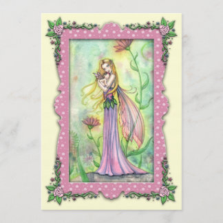 Baby Shower Invitations Mother and Baby Fairy