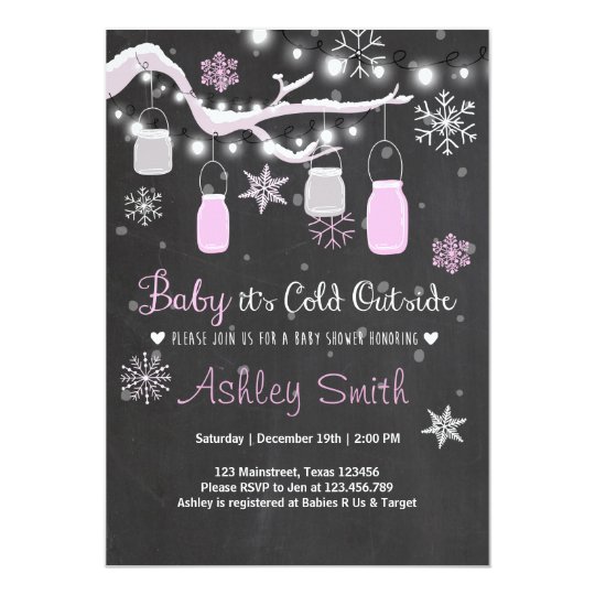 Baby It's Cold Outside Invitation Template 10