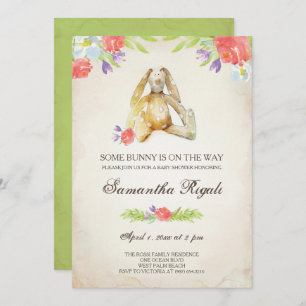Baby Shower Invite ~ Bunny Invitation