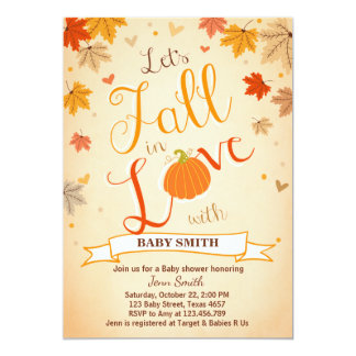 fall baby announcements