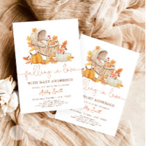 Baby Shower Invite Pumpkin Falling in Love Autumn